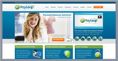 PayLeap home page- 2012
